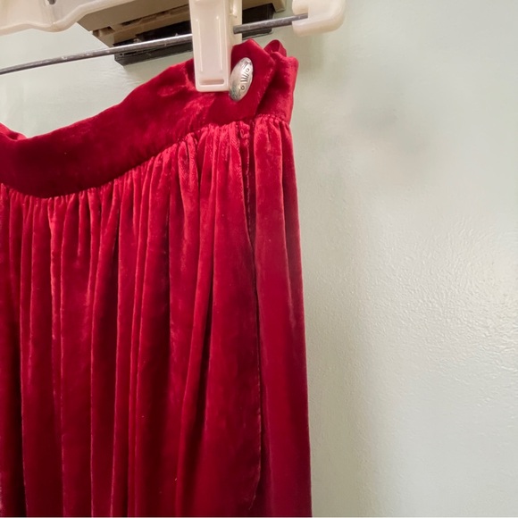 Women's Ralph Lauren Vintage Pleated Crushed Velvet Skirt NWT - Picture 6 of 14